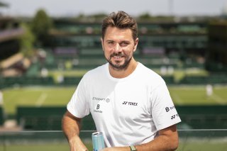 Stan Wawrinka jouera sur le court no 2 lundi à Wimbledon KEYSTONE/ALESSANDRO DELLA VALLE